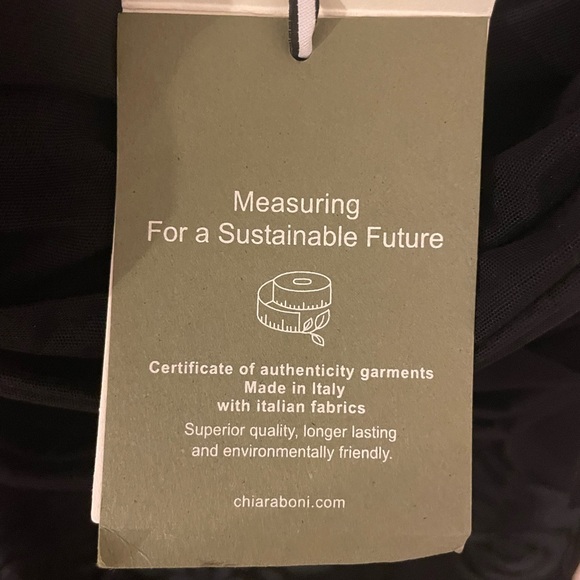 Chiara Boni Destiny Velvet Tulle Maxi Evening Formal Gown Dress US 16 IT 52 NWT - Picture 9 of 12